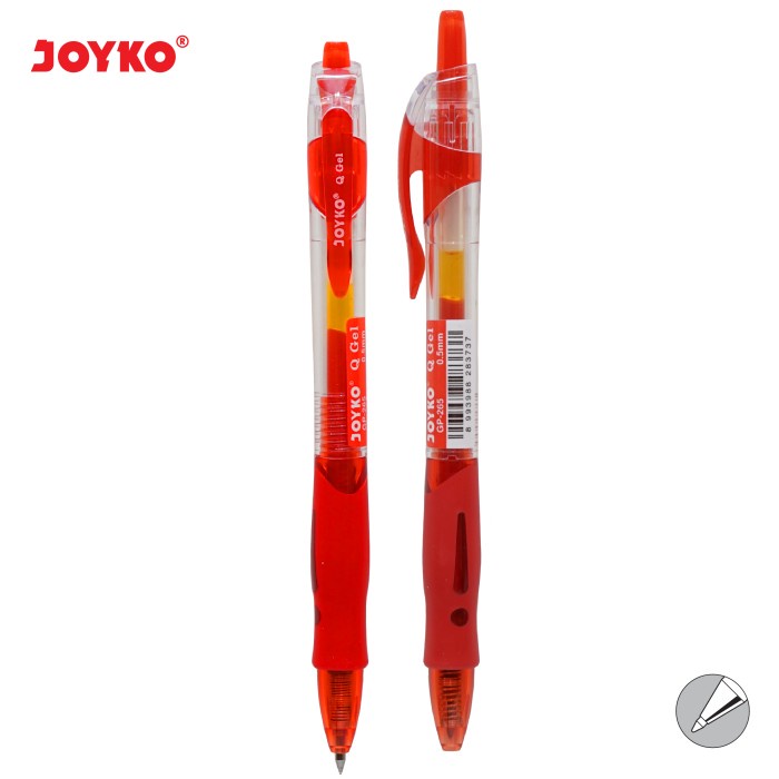 

Gel Pen / Pulpen / Pena Joyko GP-265 / Q Gel / 0.5 mm