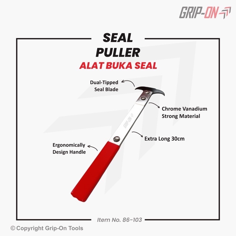 GRIP-ON SEAL PULLER ALAT CABUT SEAL MOTOR MOBIL SEAL REMOVER LEPAS SEAL PENCABUT SEAL KARET