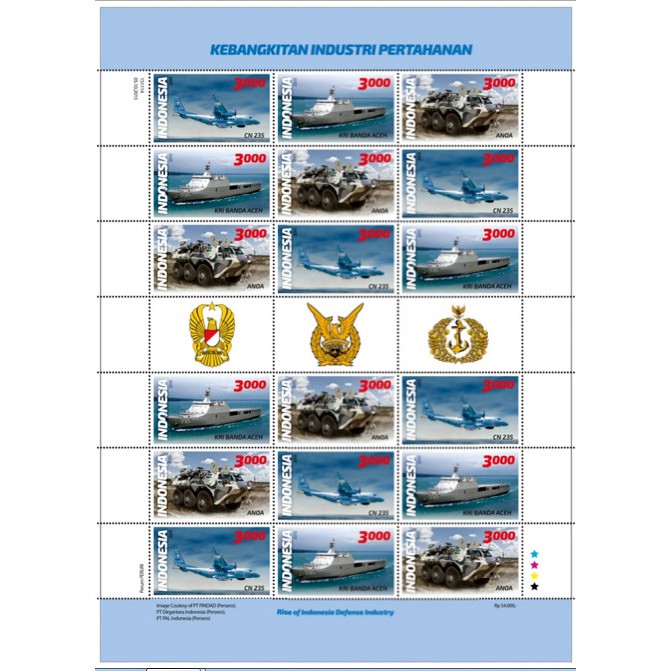 

Full Sheet Perangko Indonesia Kebangkitan Industri Pertahanan 2015