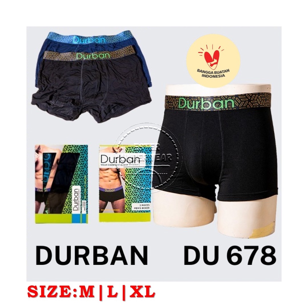 CELANA DALAM BOXER DURBAN DU 678 ISI2 Pcs