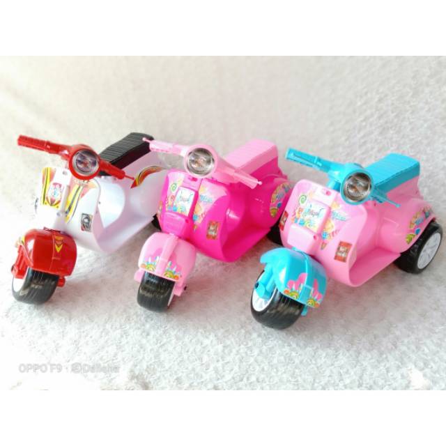 Vespa Mini Mainan Vespa Mainan kendaraan Mainan Vespa Mainan Scuter Mini Vespa Mini