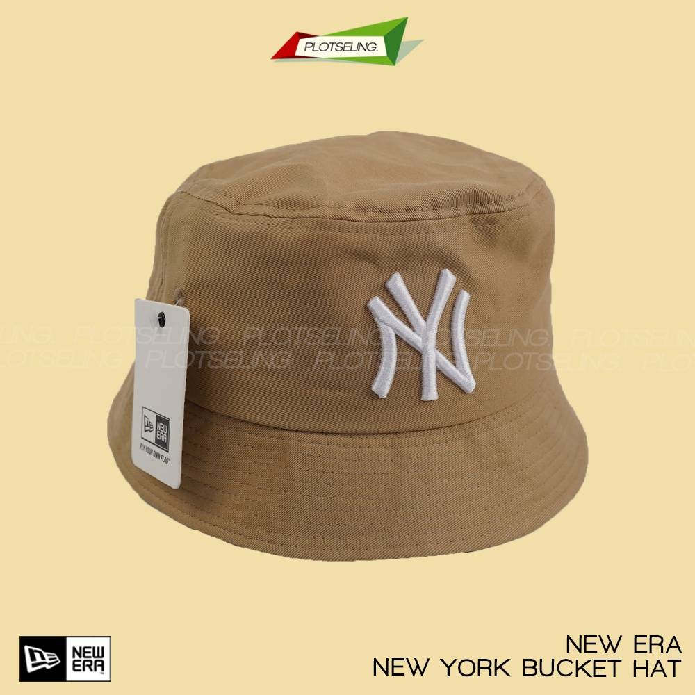 Topi BUCKET NY Unisex New York Hat Branded Original Grade Cream Coklat Hijau Hitam Merah Maroon Navy Putih Topi Pria Wanita Buket KPOP Selebgram Influencer Hijab Tidak Bolak Balik