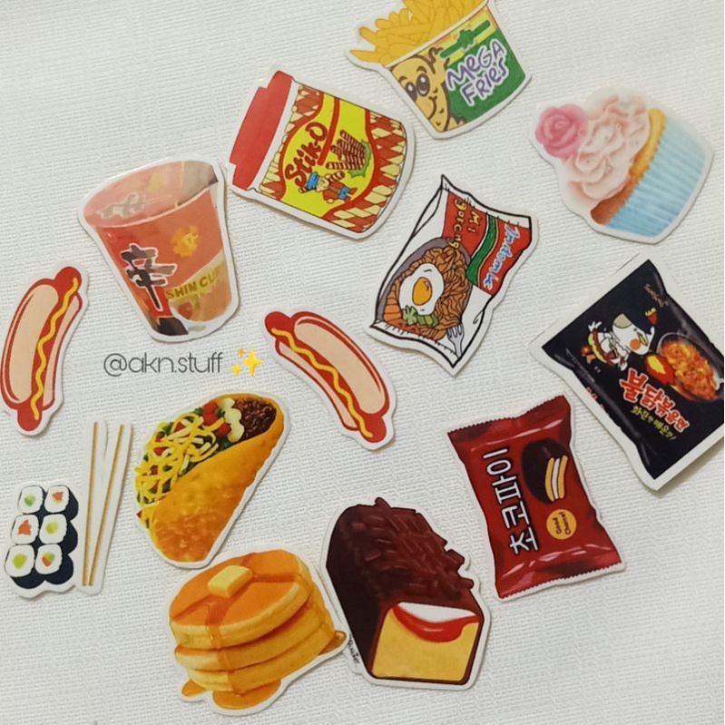 

STIKER SNACK || MAKANAN