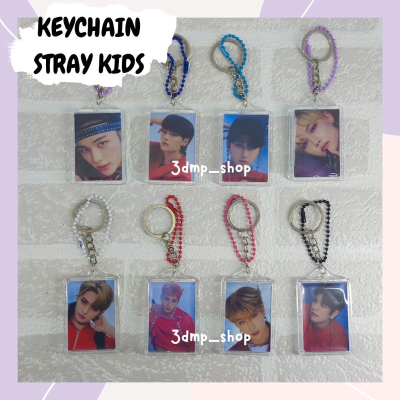 Gantungan kunci Ganci Keychain Stray kids Hyunjin felix leeknow bangchan changbin i.n han seungmin