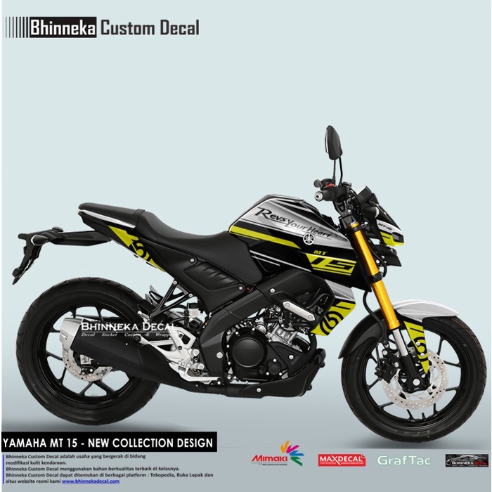 DECAL STICKER MT 15 BREMBO