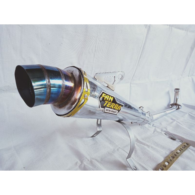 knalpot racing Fantera supra x vega karisma revo absolute supra fiit jupiter supra x 125 smash shogu