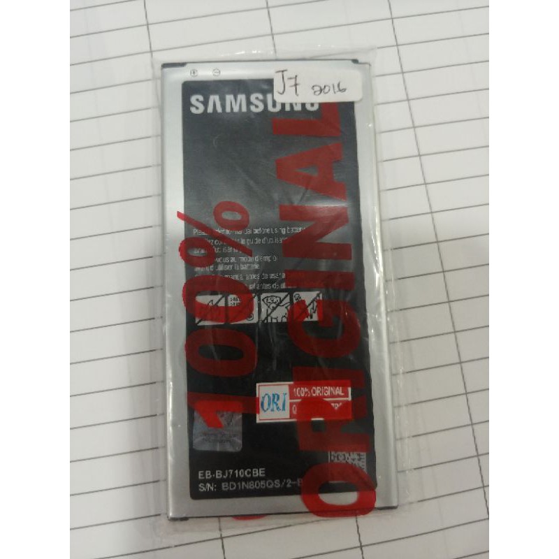 Baterai Samsung J7 2016 ORIGINAL