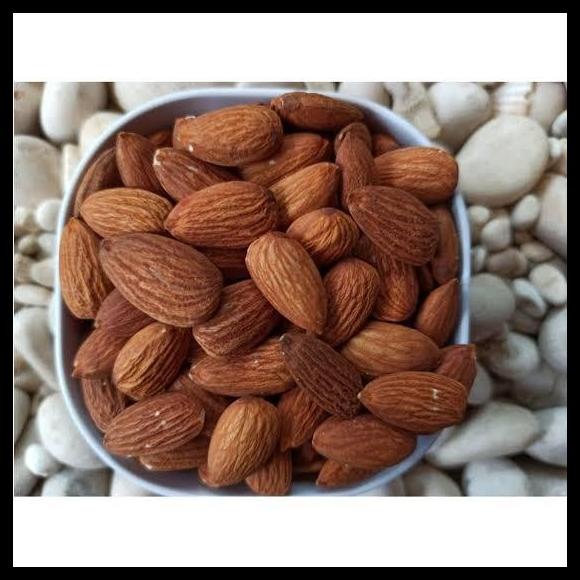 

DISKON TERBATAS !!! KACANG ALMOND UTUH RAW - MENTAH 1 KG PREMIUM QUALITY TERLARIS