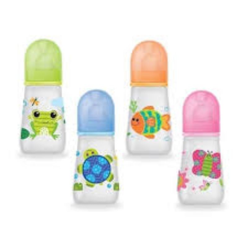 BABY SAFE - BOTOL SUSU BAYI FEEDING BOTTLE 125 ML - 4 WARNA JS001