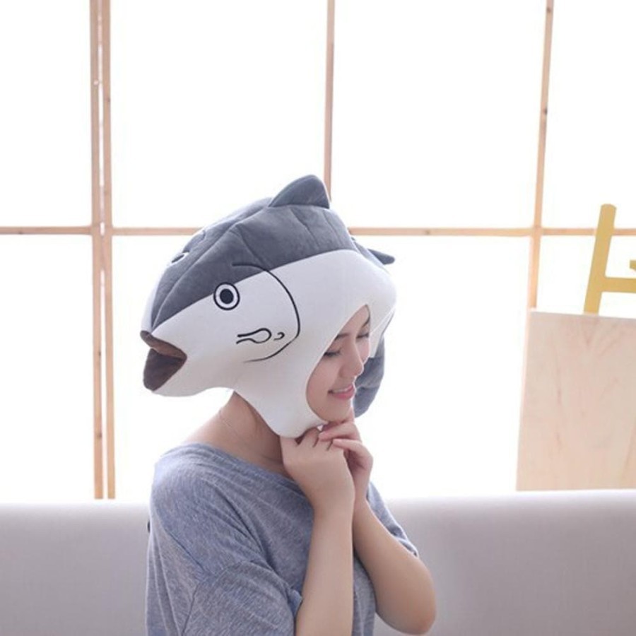 Topi ikan baby shark paus fish hat bahan lembut