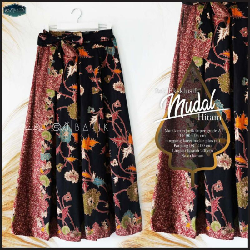 ROK BATIK KATUN COD TERLARIS GROSIR ROK BATIK PANJANG ROK UNGGUL JAYA