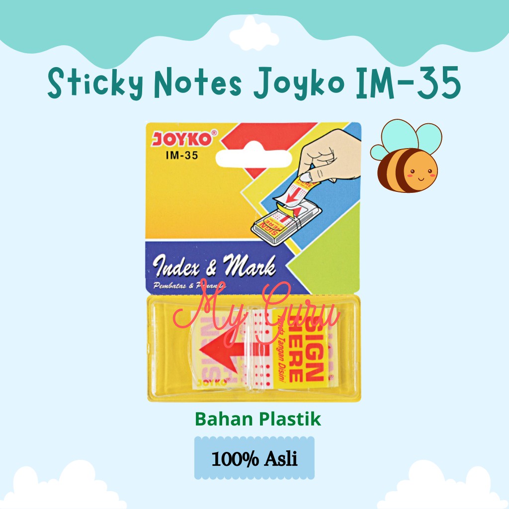 Jual Set Joyko Index Mark Penanda Pembatas Memo Sticky Notes Im