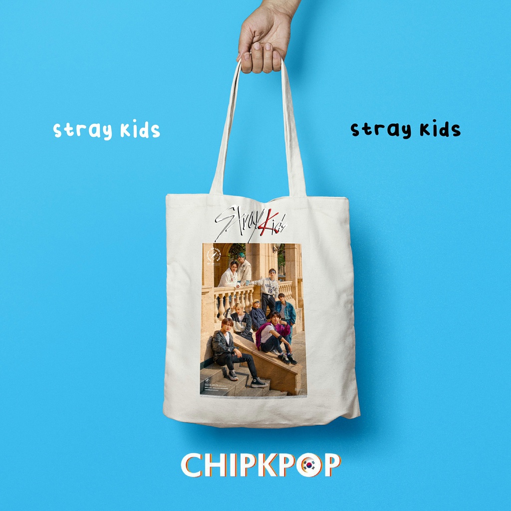 [STRAY KIDS PAKET SET] I TOTEBAG STRAY KIDS MURAH I TAS KOREA STYLE I TAS SKZ MURAH I PC STRAYKIDS I
