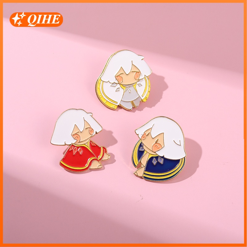 Bros Pin Desain Anime Perempuan Elves Untuk Hadiah Teman