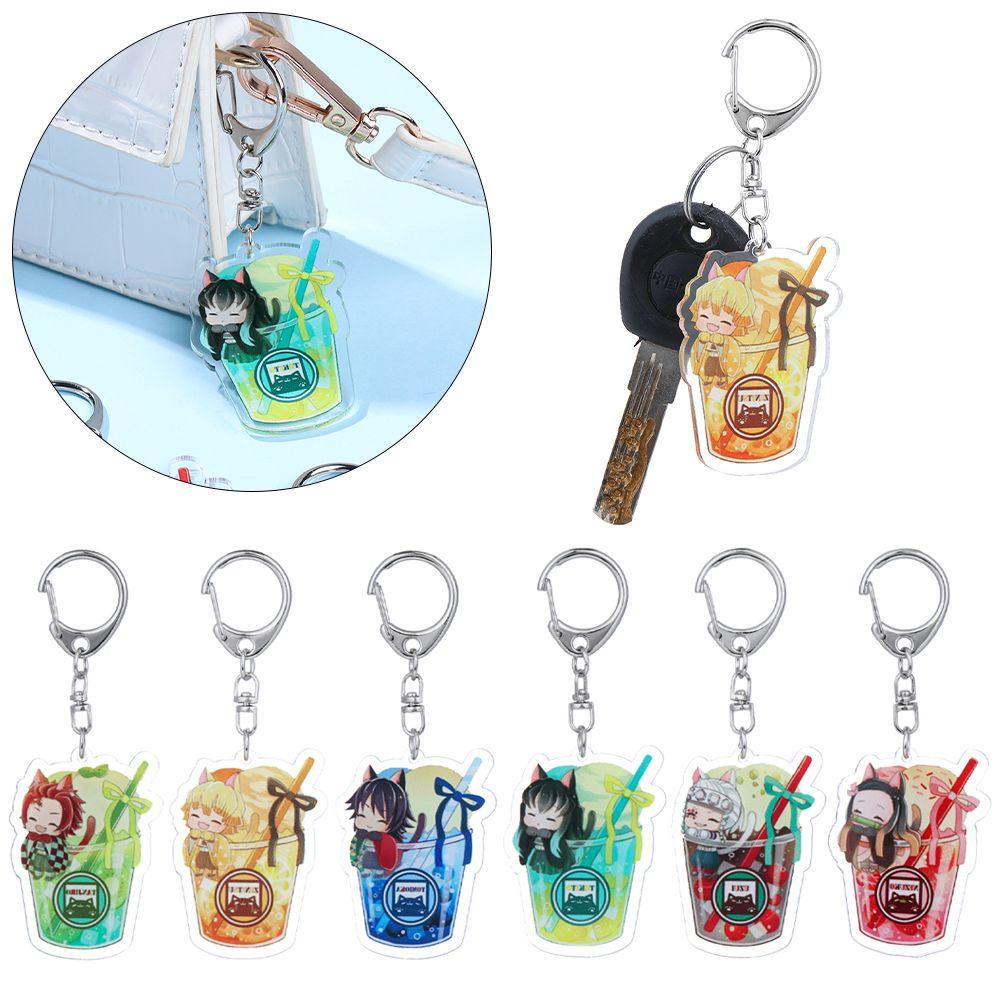 Liontin Hadiah SOLIGHTER Demon Slayer Gaya Baru Kartun Bahan Metal