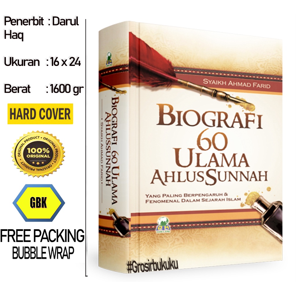 Buku Biografi 60 Ulama Ahlussunnah - Darul Haq