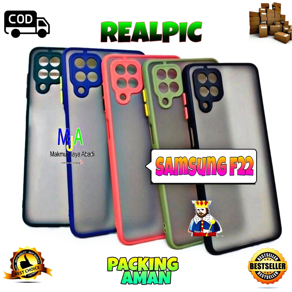 SOFTCASE SAMSUNG GALAXY F22 - CASE MATTE FULL COLOUR MY CHOICE BUMPER CASE PELINDUNG KAMERA