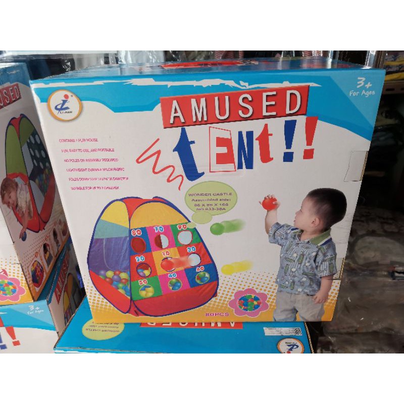 Mainan Tenda mandi bola Amused Tent jumbo