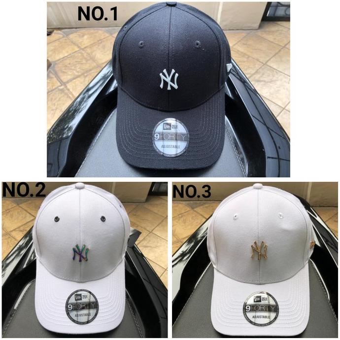 Mantap Topi Ny New Era Original / Topi New Era Bnwt Logo Plat Kecil - No.3 Terlaris