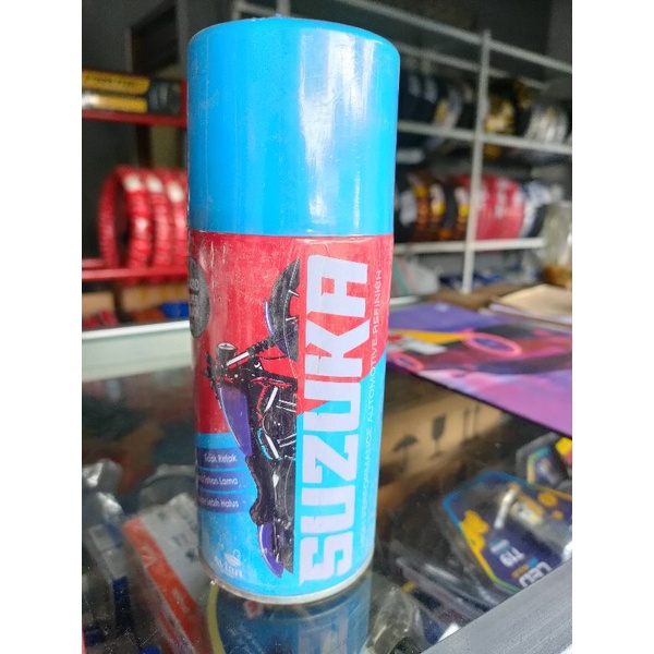 cat semprot suzuka warna hitam pekat super black premium pylox