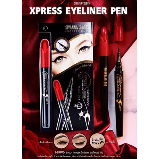 Sivanna Colors Xpress Eyeliner Pen Rose Cat Deep Black