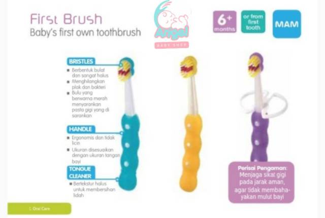 MAM first brush 6+ 1pcs