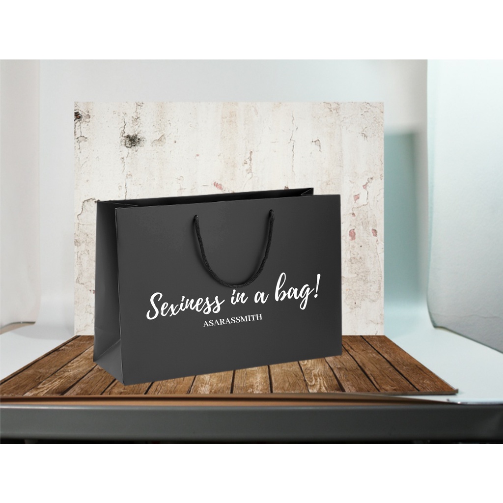 

PAPERBAG / GOODIEBAG / TAS KERTAS / SHOPPING BAG CUSTOM SIZE DAN CUSTOM SABLON