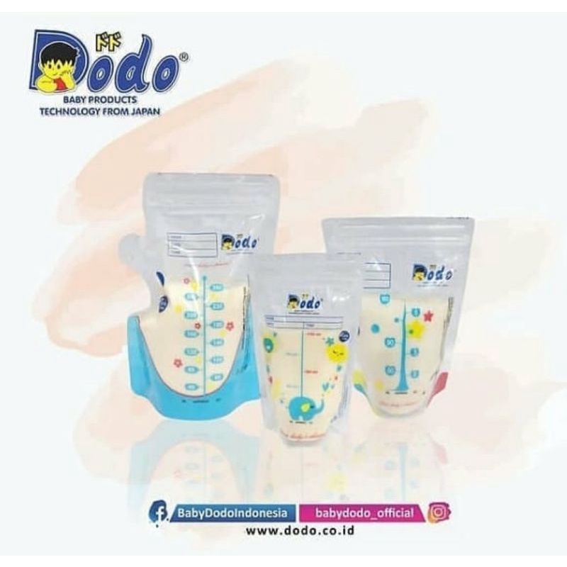 Breast milk storage bag kantong ASI dodo 100 ml