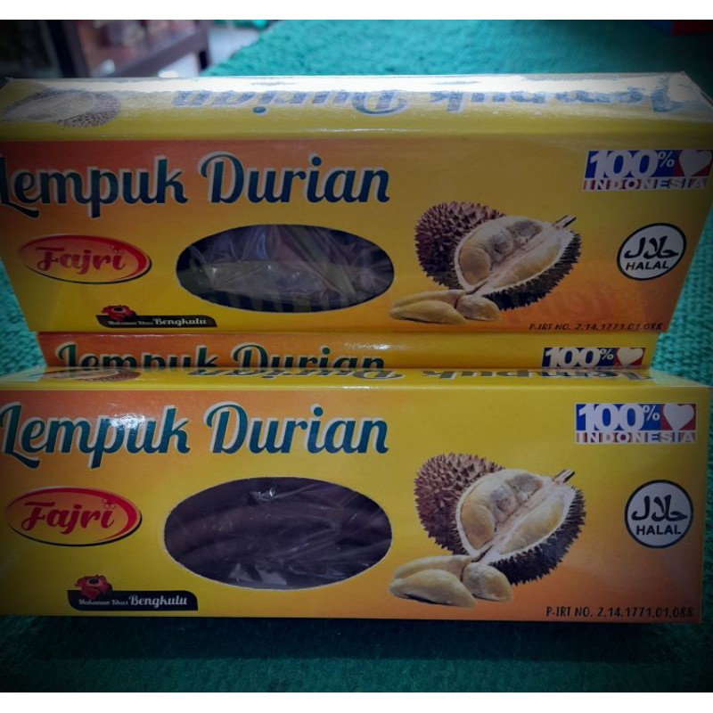 

lempuk durian isi 10 pcs khas bengkulu 100% asli