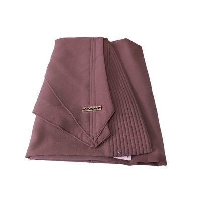 Hijab Instan XL Jumbo Hijab Ceruty 2 Layer Jilbab Instan  By Elhasna-PECANT