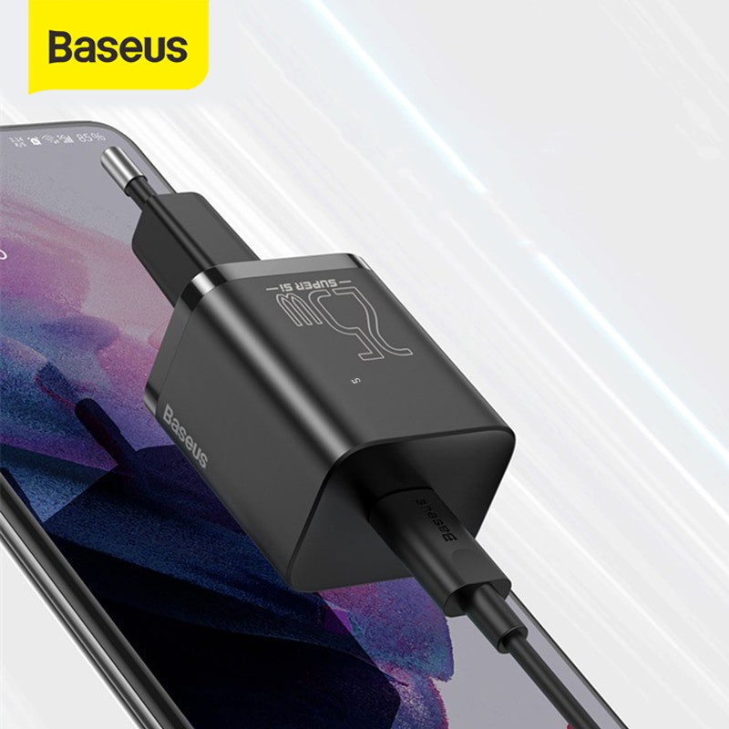 BASEUS KEPALA CHARGER SUPER SI TYPE C PD QUICK CHARGER 25W SAMSUNG XIAOMI PAD