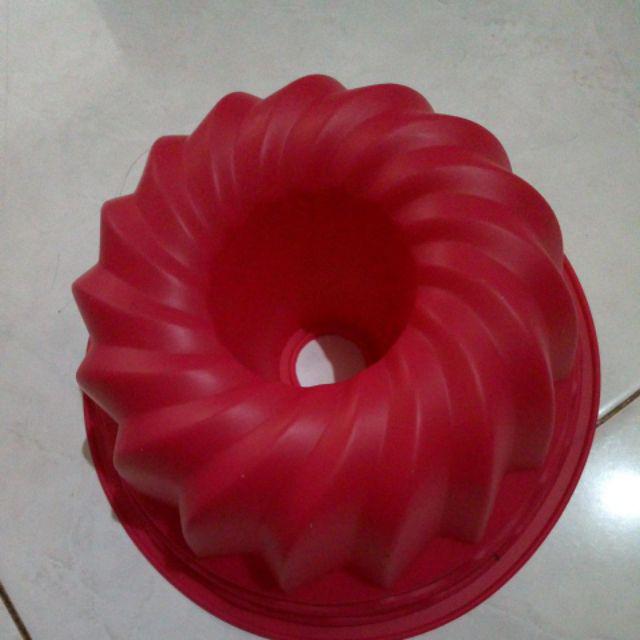Cj Cetakan Silikon Puding Kue Swirl I
