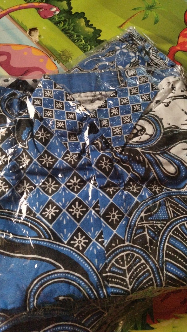 Bswart Batik Hrb026 Kenongo Hem Pendek Padi Pekalongan M L Xl Batik Pria Murah Modern Grosir