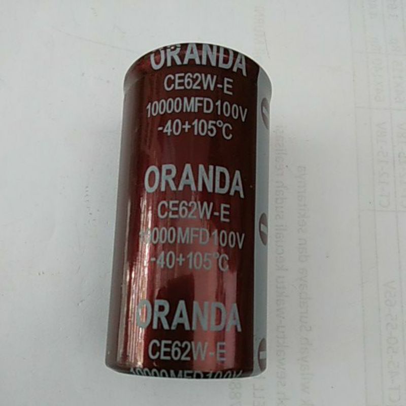 ELCO 10000UF 100VOLT ORANDA