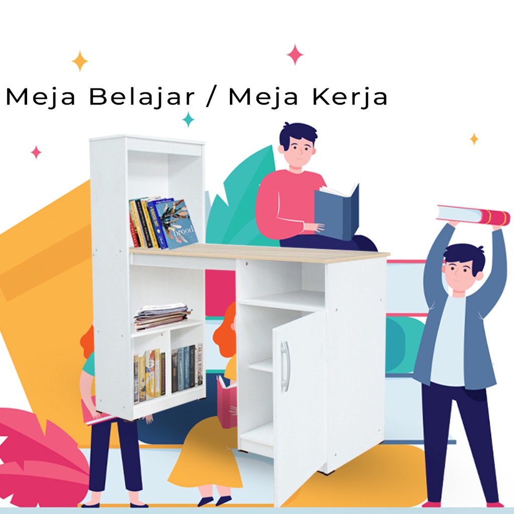 Furniture - Meja Belajar - Meja Kerja - Meja Kantor  TERMURAH PONTIANAK - Atlanta 120