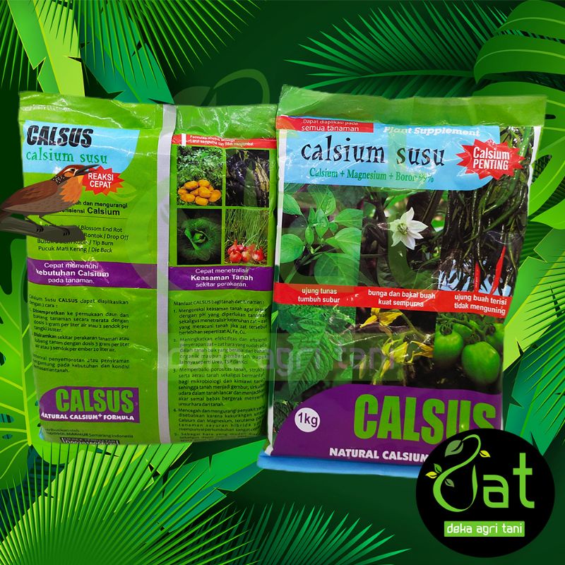 PUPUK KALSIUM SUSU kalsium + magnesium + boron 99% 1KG KALSUS CALSUS