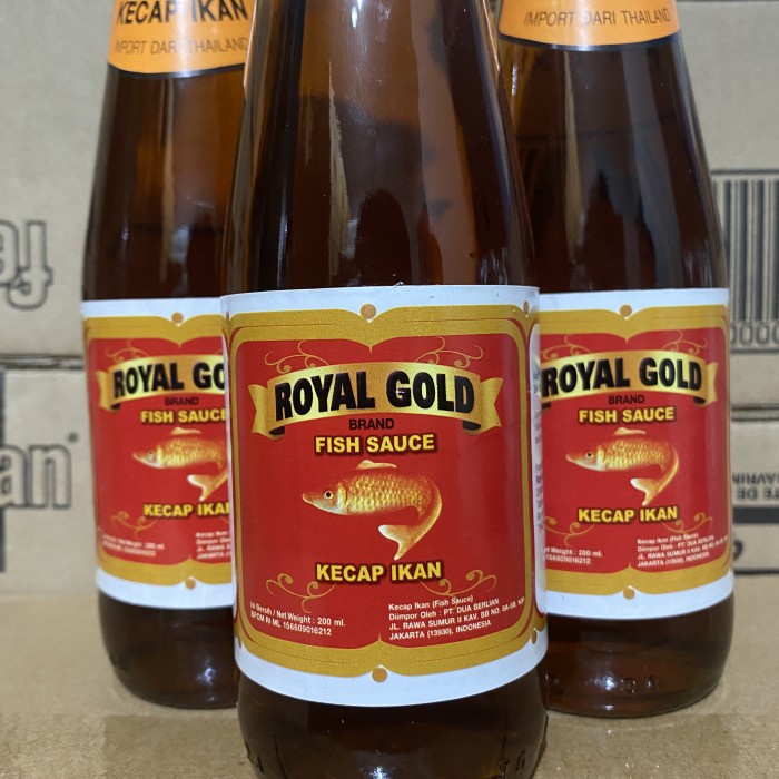 Royal Gold Fish Sauce 200 ml Kecap Ikan