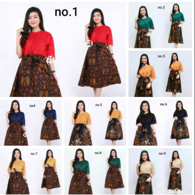 Baju brokat/model baju brokat/dress brokat/brokat batik/baju wanita brokat/baju brokat model 2020