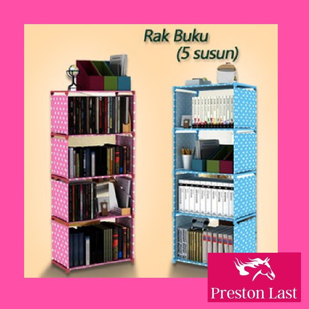 READY Rak  Buku  Anak Portable  5 Susun Lapis Minimalis 