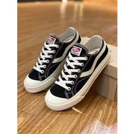 Sepatu Ventela Public Low Black Natural & Black White [ Vantela ]