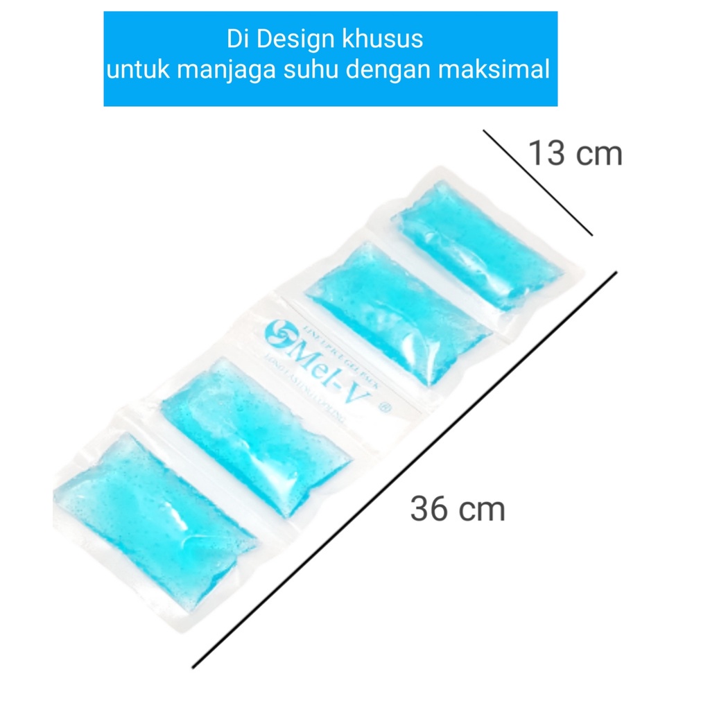 LINE BLUE ICE GEL HANGER / BLUE ICE GEL HANGER  / BLUE ICE GEL PENDINGIN / PENGANTI ES BATU