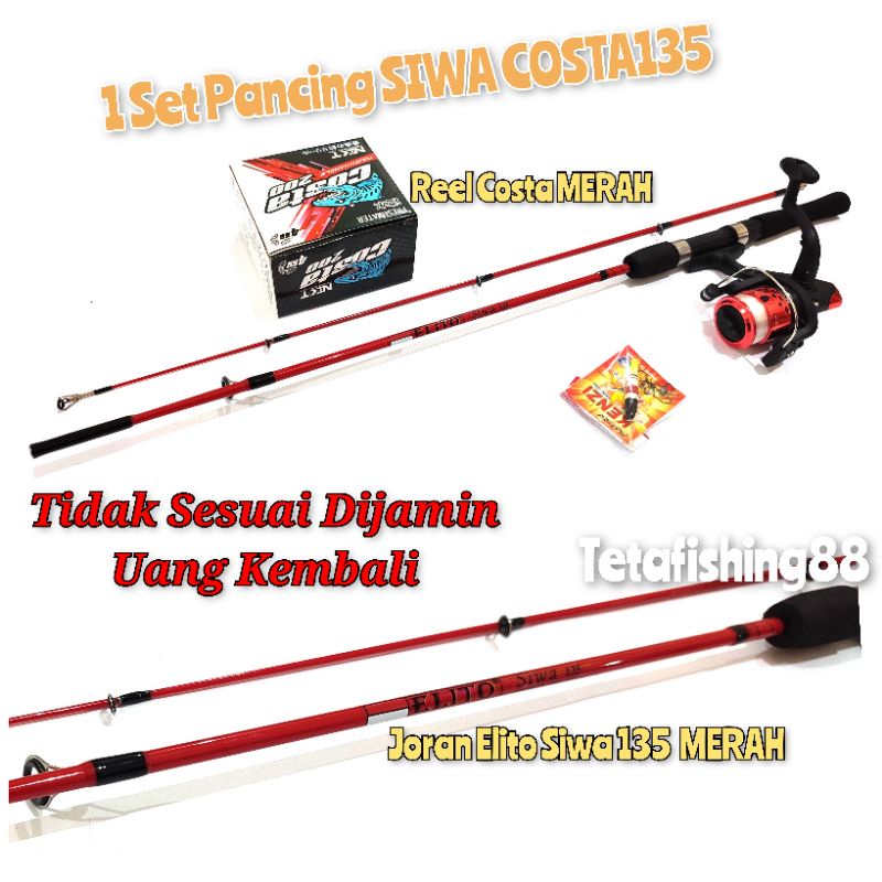 Set Pancing Siwa-Costa Joran Panjang 135CM. PROMO 9.9