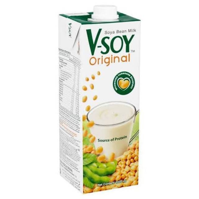 V-soy soya Bean milk susu kedelai 1 liter