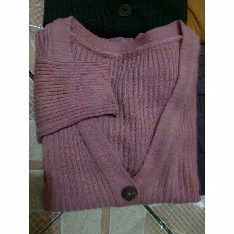 CARDIGAN RAJUT WANITA || CARDY GET 7  || OUTER CARDY KANCING BATOK