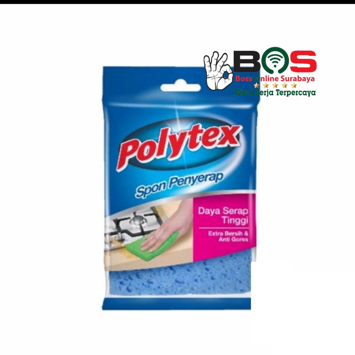 Polytex Spon Penyerap Pembersih Kompor Dapur Polytex Spon Anti Gores