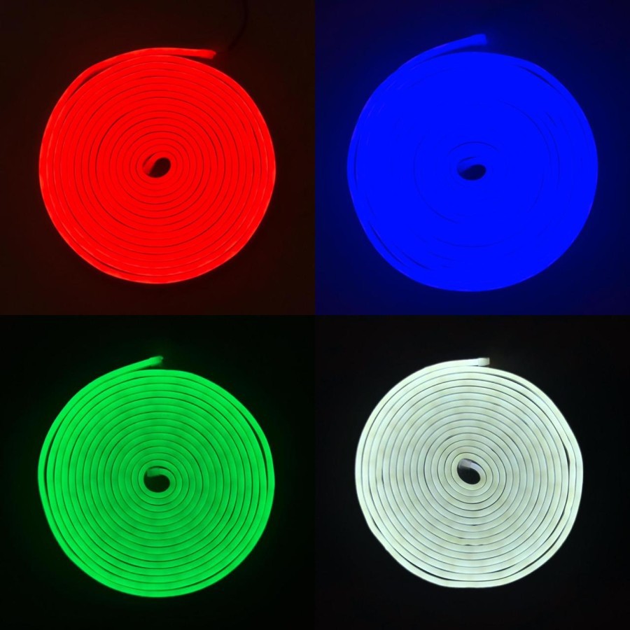 Lampu Neon Flex LED DC 12volt 5 meter / Selang Flexible LED Susu DC12v