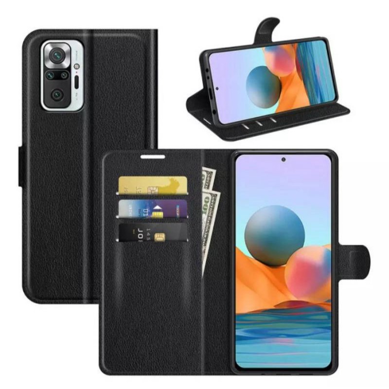 Case Dompet Xiaomi Redmi Note 10 4G - Note 10S - Note 10 5G - Note 10 Pro / 11 / 11 Pro 2021 Leather