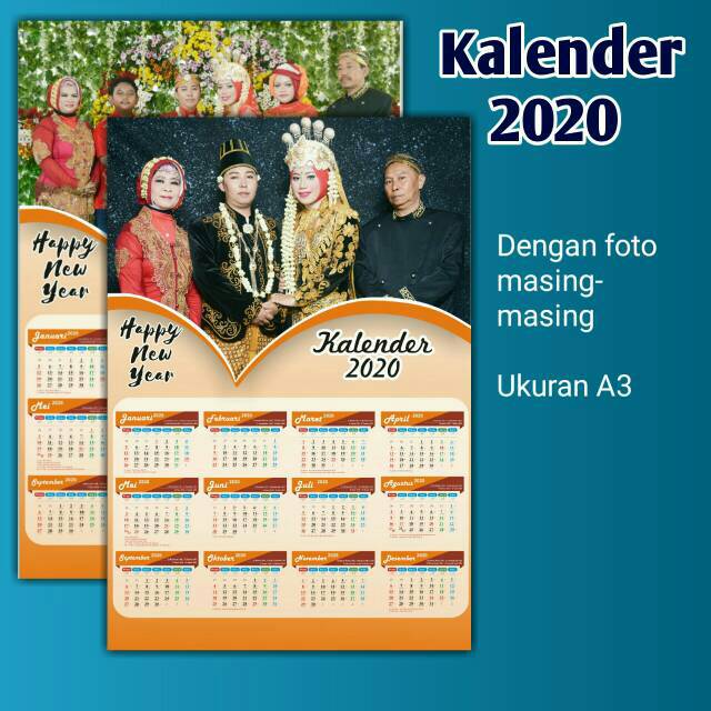 

Kalender dinding 1 tahun 2021 bisa dengan foto sendiri