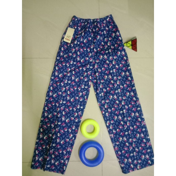 KULOT PANJANG KATUN STRETCH-Biru 1