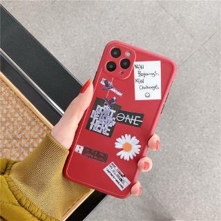 Soft Case Motif Label Gd Warna Hitam Merah Putih Untuk